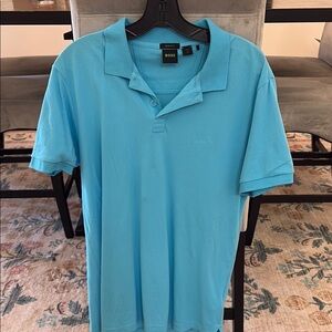 Boss Blue Polo Shirt Classic Style